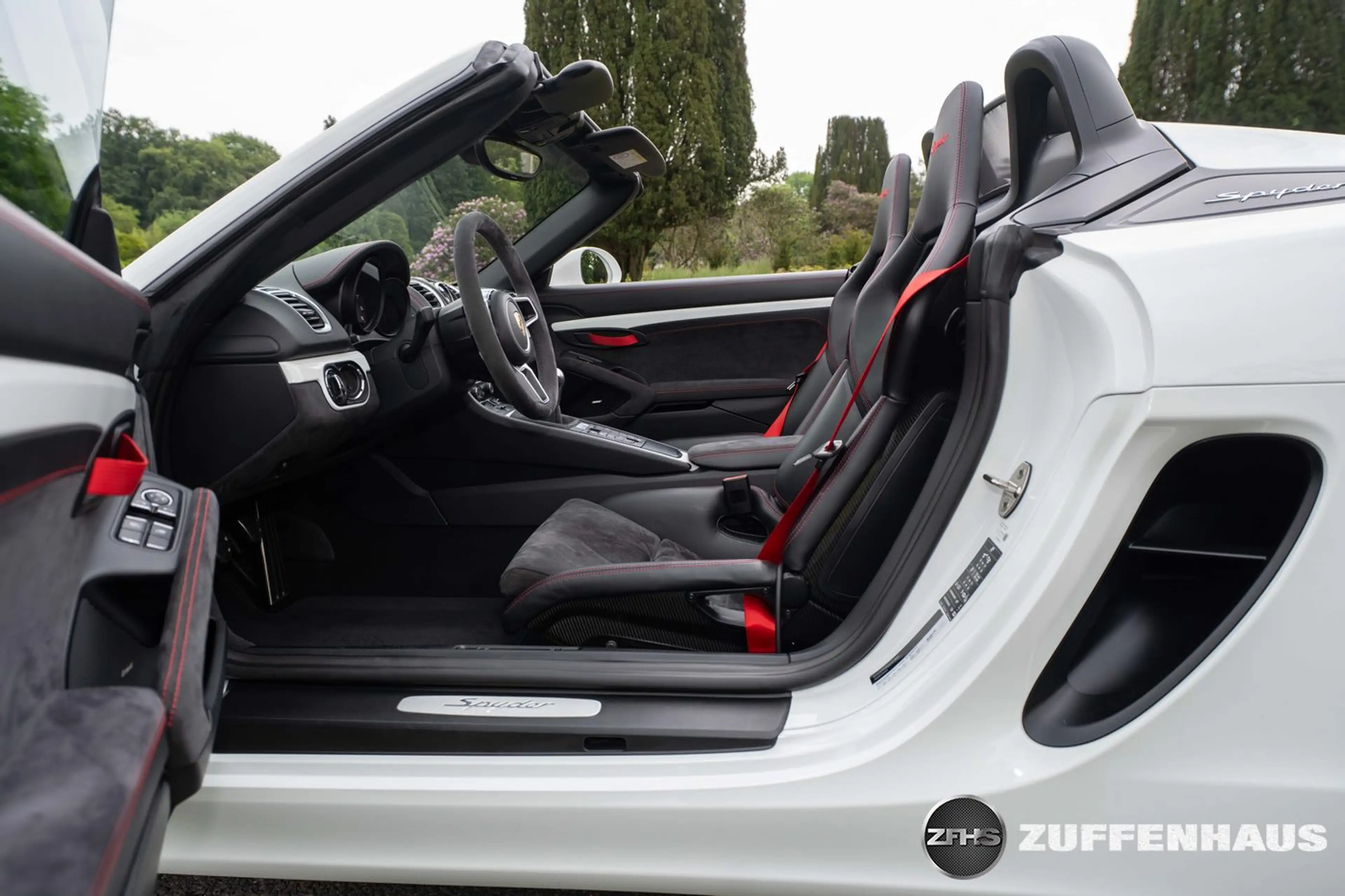 Porsche Boxster Spyder Carbon seats leder dash Bose NL auto dealer — photo 13