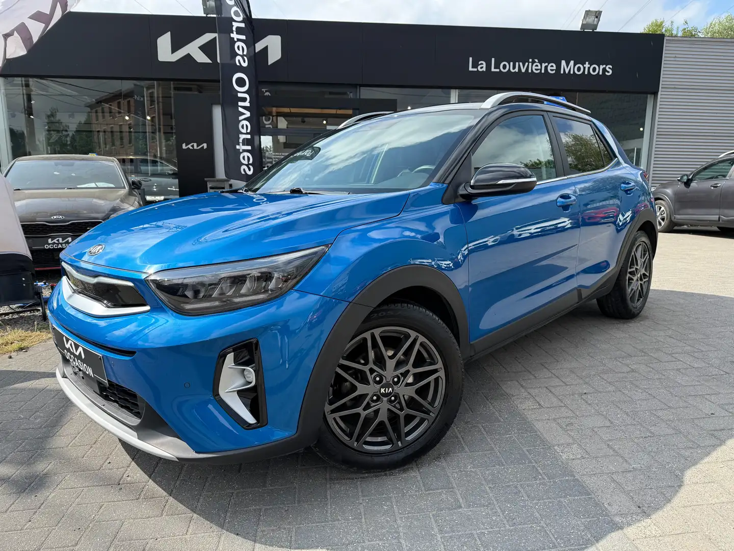 Kia Stonic 1.0 T Black Edition**CLIM**NAVI**CAMERA**GARANTIE Blauw - 1