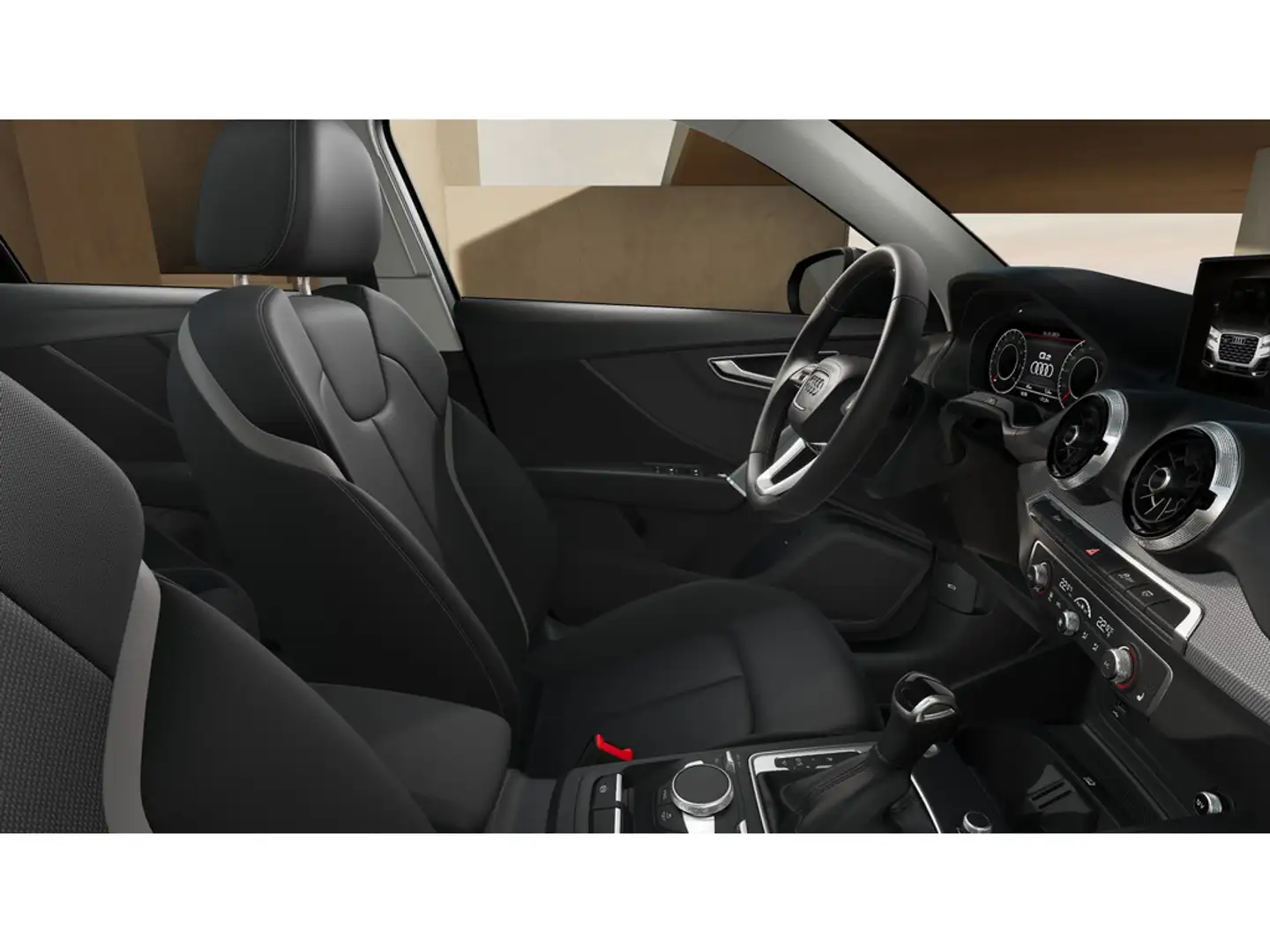 Audi Q2 35TFSI S line Black/ACC/Navi+/AHK/VC Gris - 2
