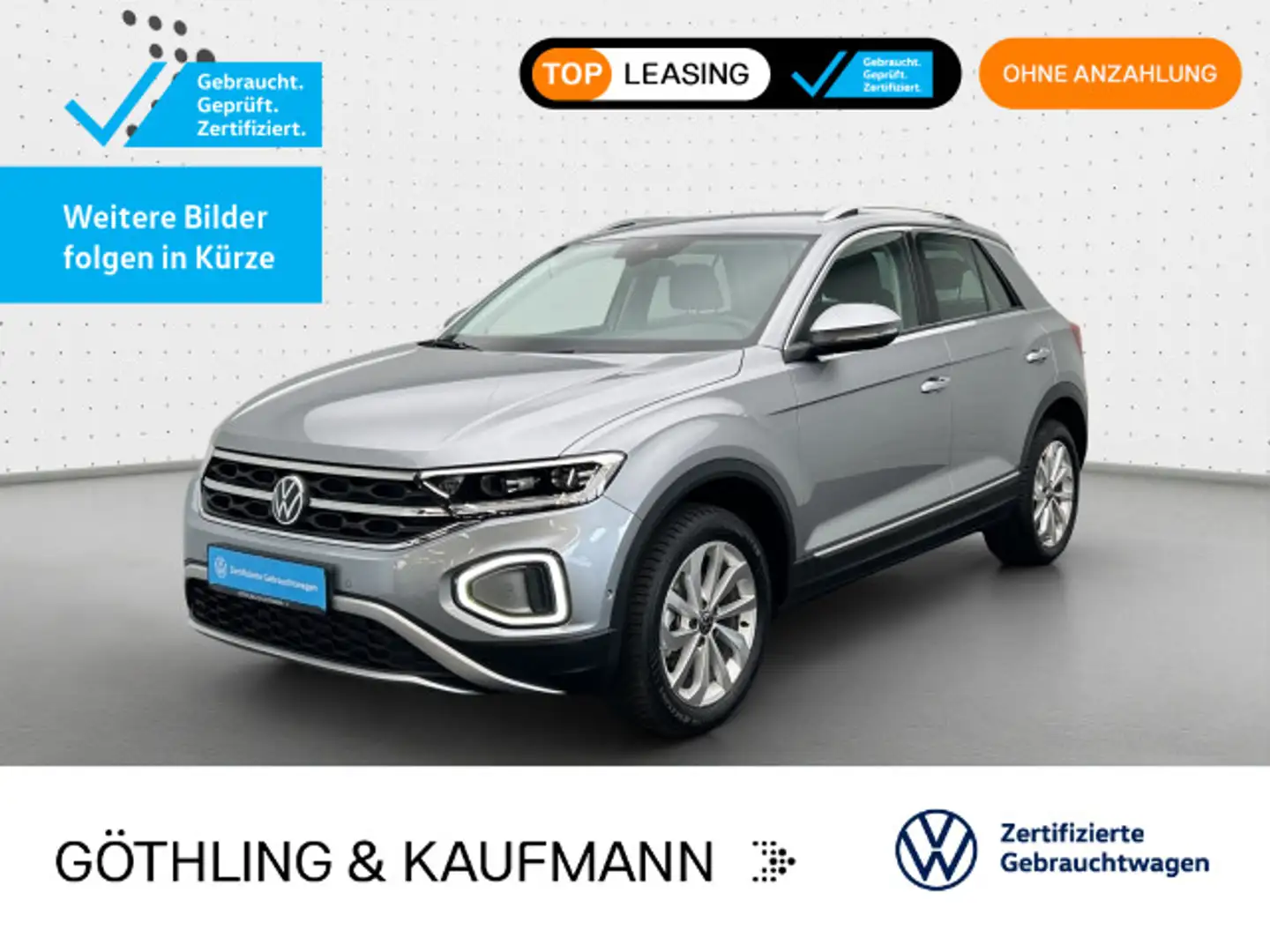 Volkswagen T-Roc Style 1.5 TSI 110kW*DSG*NAVI*ASG*Assist*SH Zilver - 1