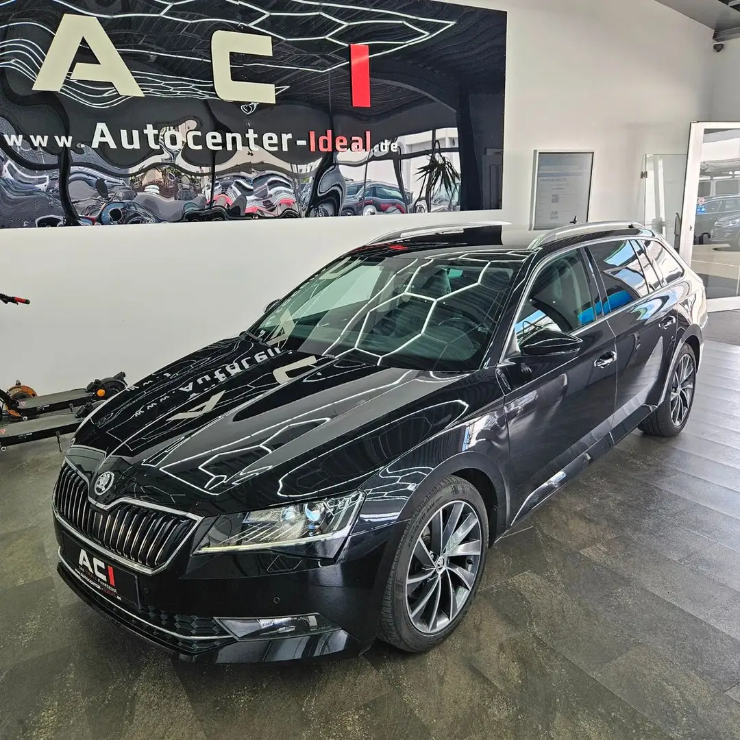 Skoda Superb Combi L&K 4x4, Kamera, AHK, Temp., Leder Schwarz - 2