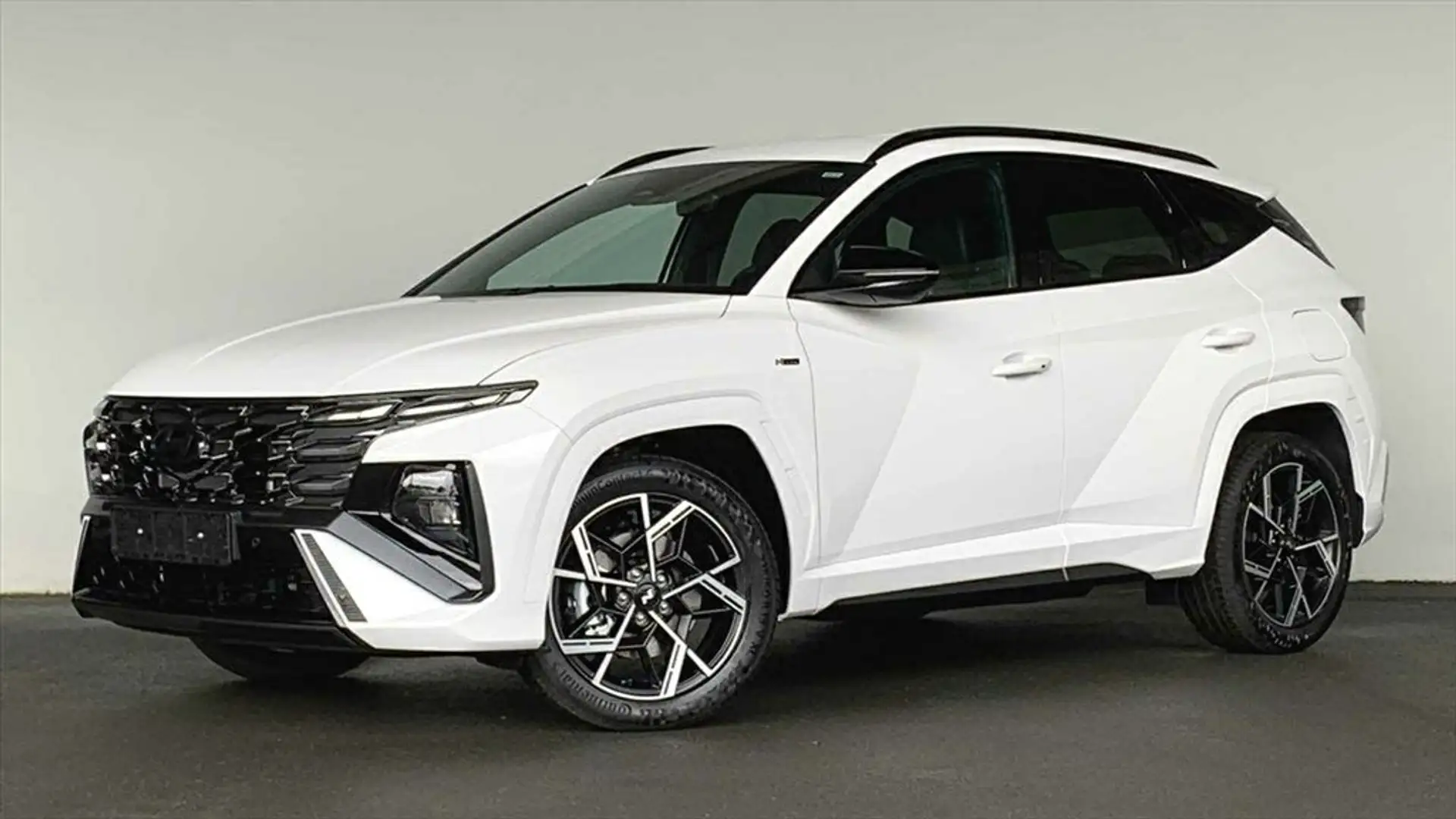 Hyundai TUCSON IV 1,6 T-GDi (MHEV) DCT 4WD N-Line ACC Weiß - 1