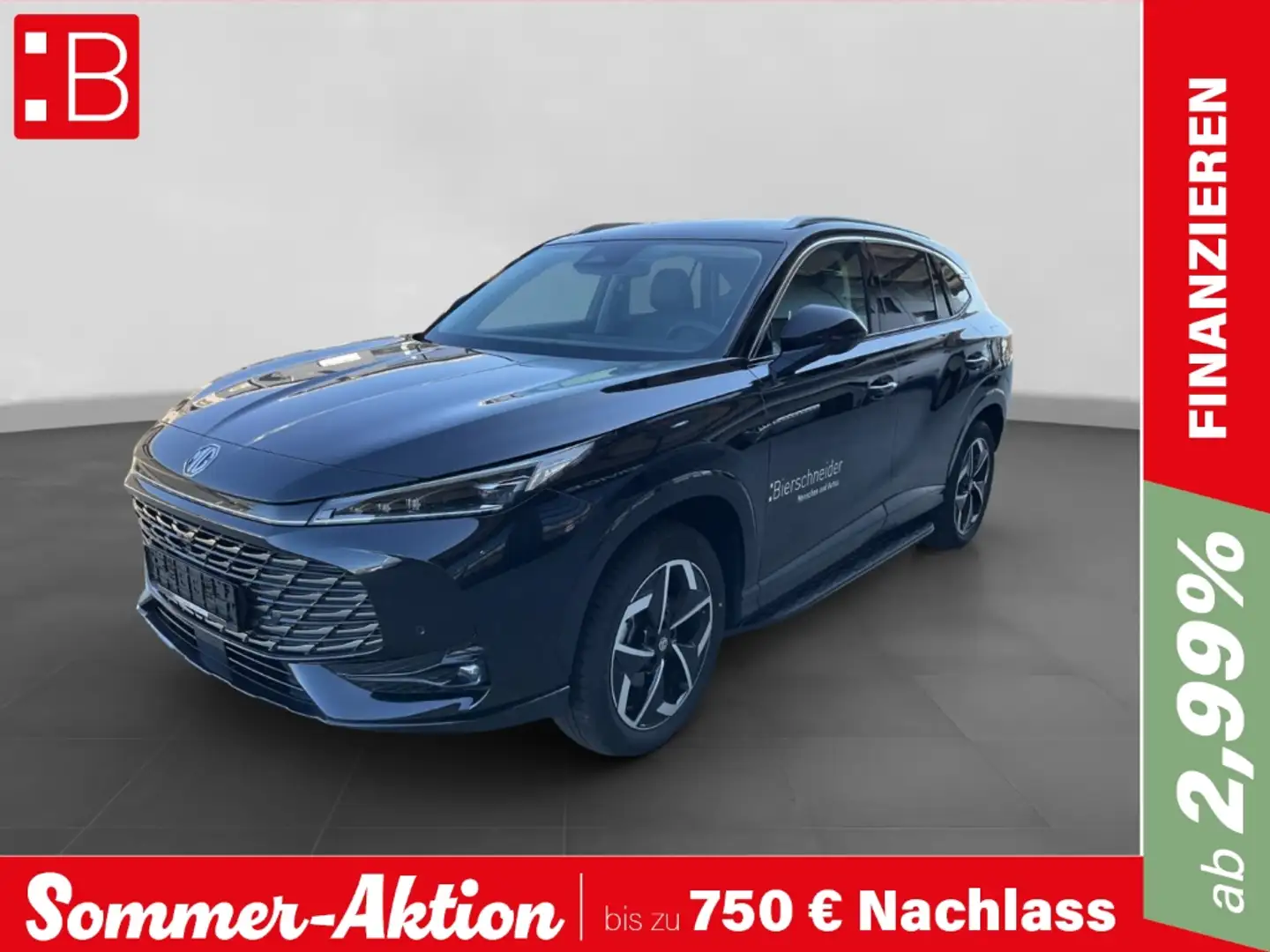 MG HS PHEV Luxury LEASING ab 349 EUR mtl. ACC DAB Negro - 1