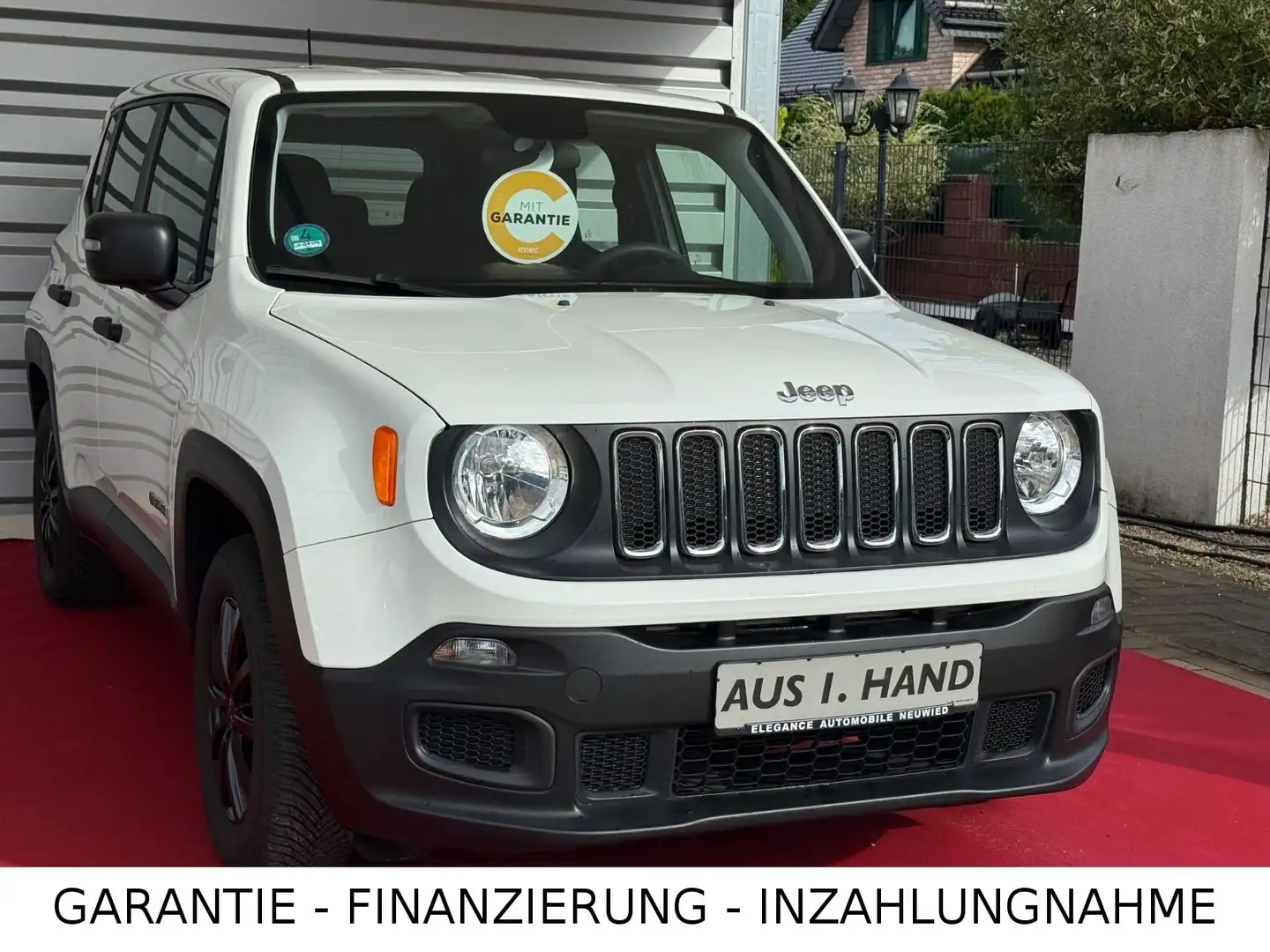Jeep Renegade Sport FWD/1.Hand/Rentnerfzg./Scheckheft Weiß - 1