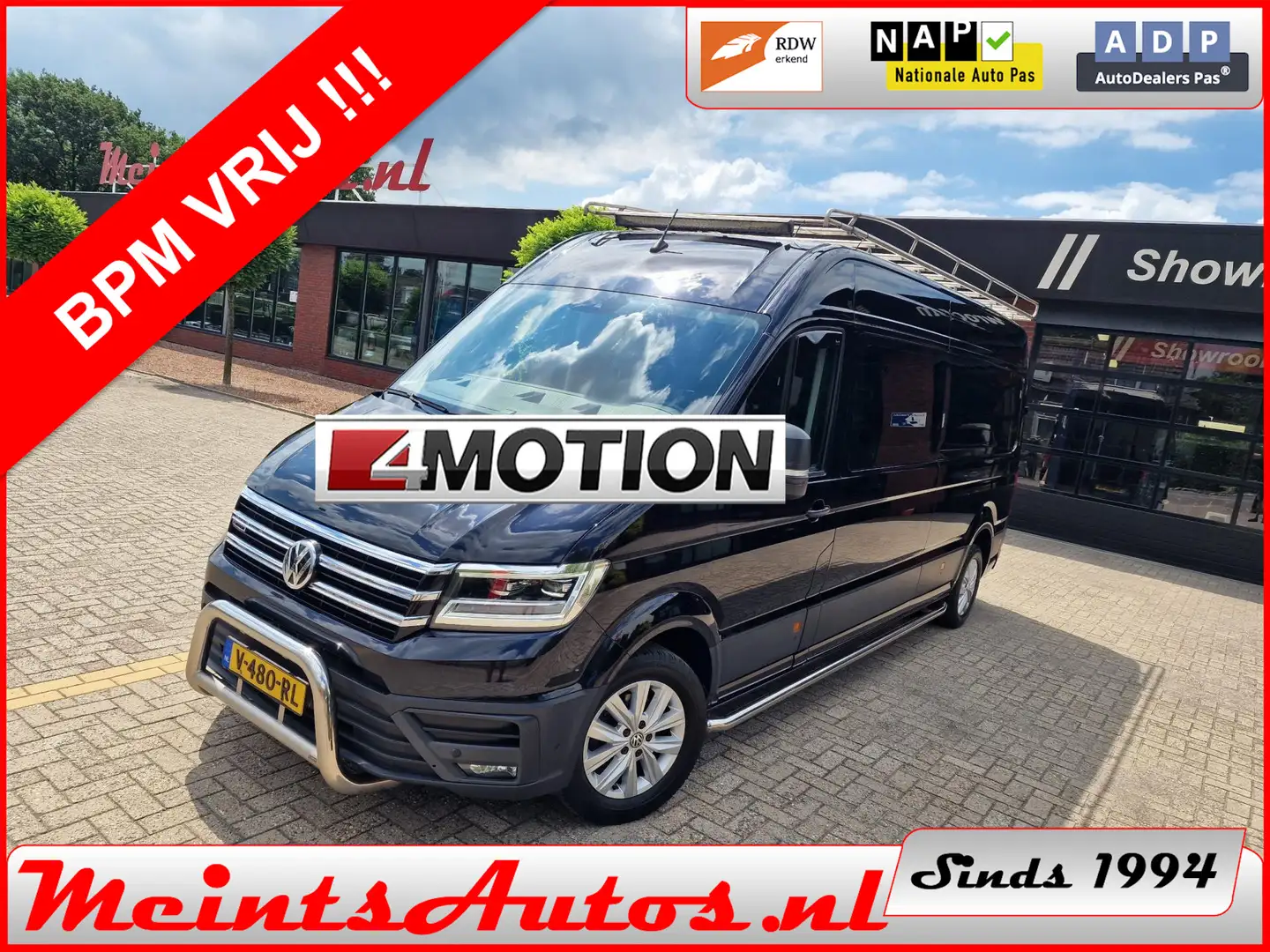 Volkswagen Crafter 50 2.0 TDI L4 DL 4MOTION 177Pk AUT8 DC Dubbel Cabi Zwart - 1
