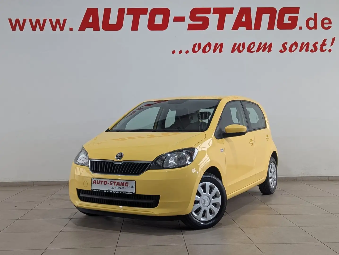 Skoda Citigo **1.HAND+KLIMA+TAGFAHRLICHT** Gelb - 1