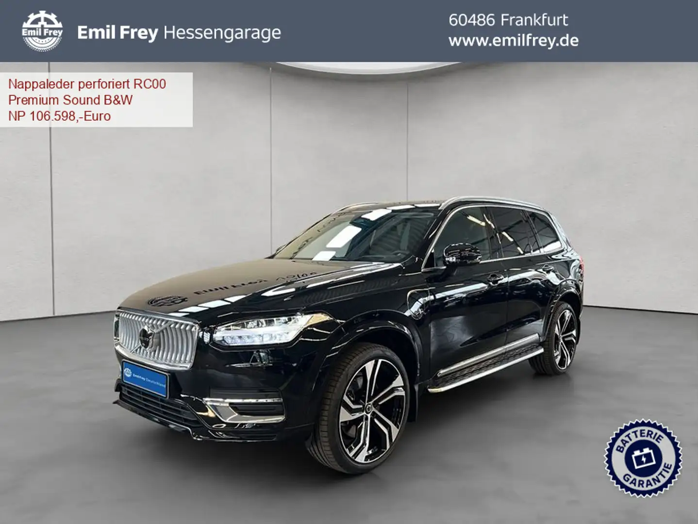 Volvo XC90 XC90 T8 AWD Plug-in Hybrid Ultra-Bright 22'' 360° Schwarz - 1