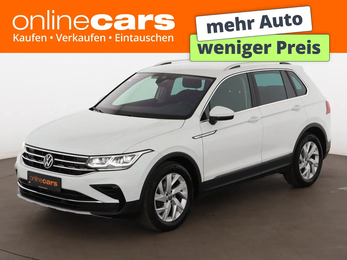Volkswagen Tiguan 2.0 TDI Elegance MATRIX AHK RADAR NAVI PDC Weiß - 1