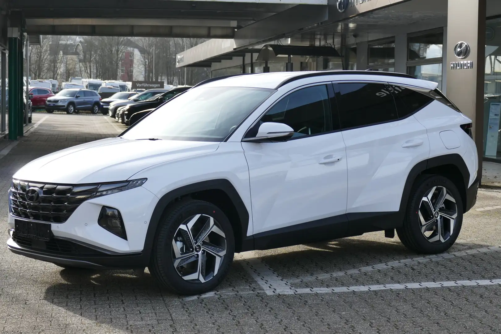 Hyundai TUCSON 1.6 T-GDi HEV 2WD Prime*ASSISTENT PAKET+*ECS* Blanc - 1