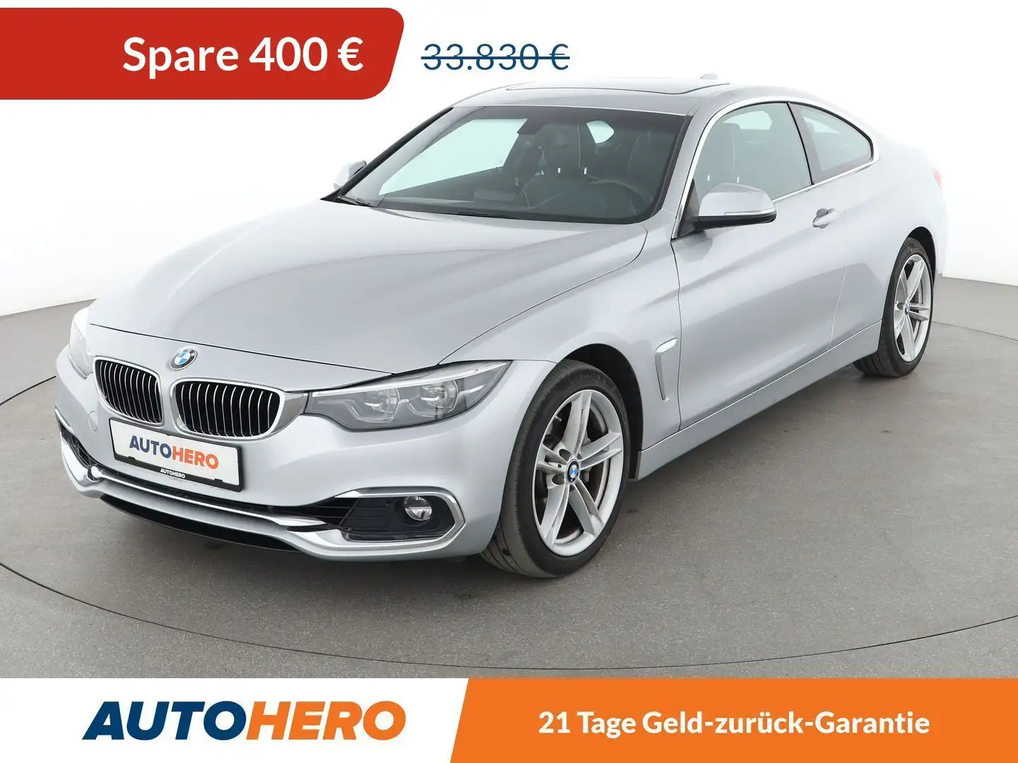 BMW 440 440i xDrive Luxury Line Aut.*NAVI*LED*TEMPO*PDC* Stříbrná - 1