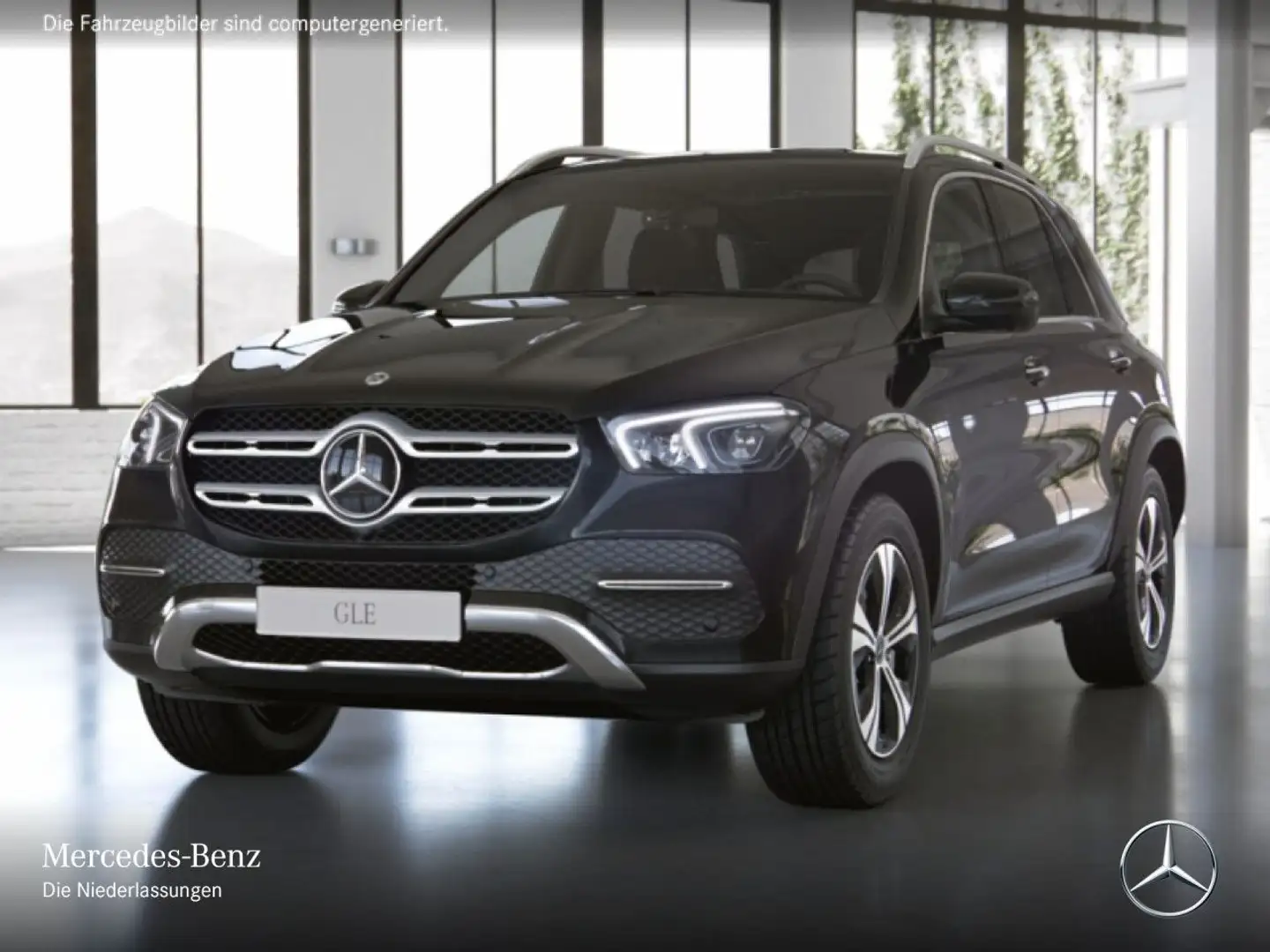 Mercedes-Benz GLE 350 e 4M EXCLUSIVE+PANO+360+AHK+LED+FAHRASS+9G Schwarz - 2