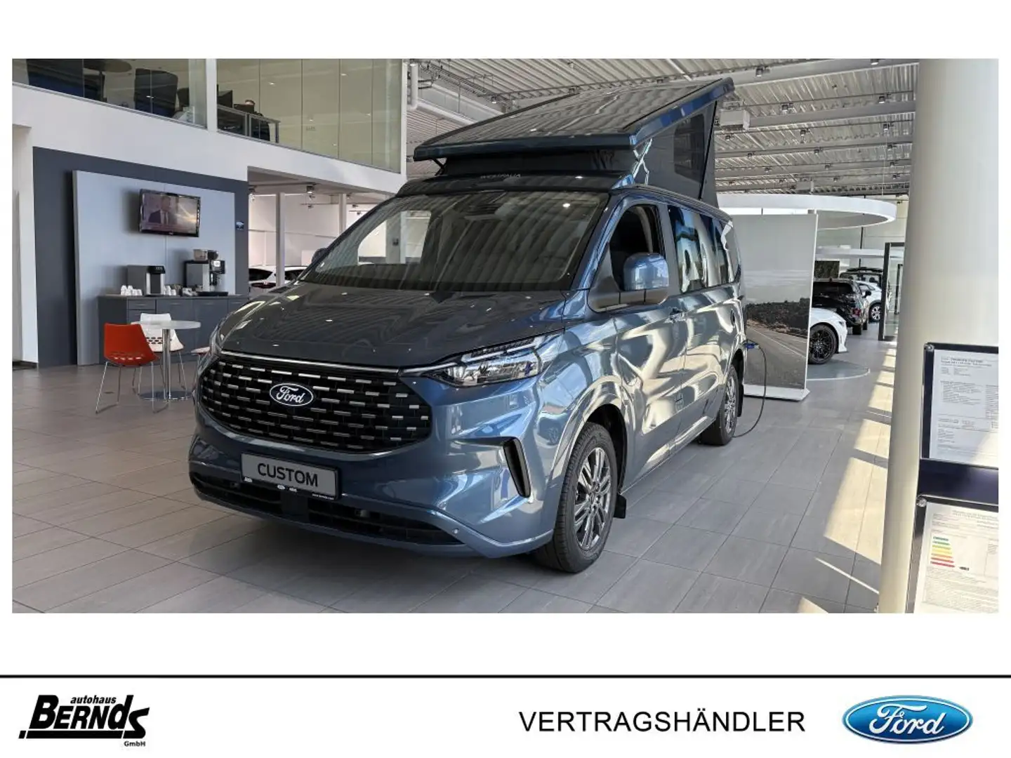 Ford Tourneo Custom Nugget 320 L1 VA Automatik Titanium AHK LED NAVI Blau - 1