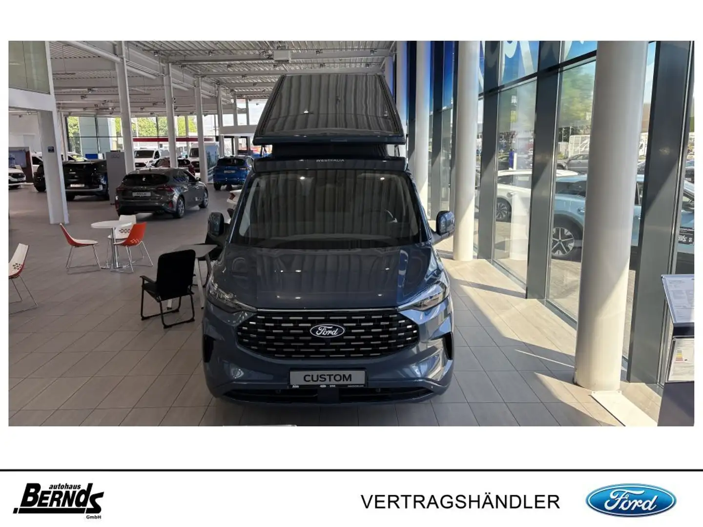 Ford Tourneo Custom Nugget 320 L1 VA Automatik Titanium AHK LED NAVI Blau - 2