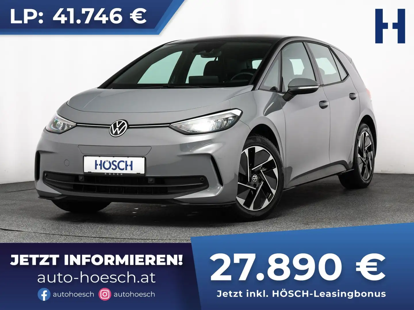 Volkswagen ID.3 Pro 62kWh WENIG KM NEUWERTIG++ Grau - 1