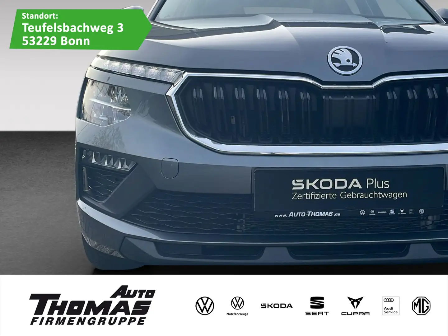 Skoda Kamiq Essence 1.0 TSI LED AHK KLIMA SHZ Grau - 1