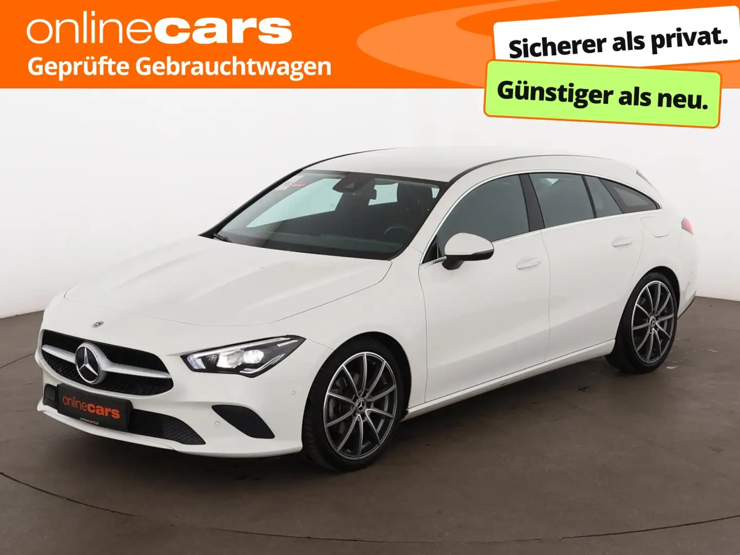 Mercedes-Benz CLA 180 CLA 180d SB Aut LED NAVI SITZHZG TEMP R-KAMERA Weiß - 1
