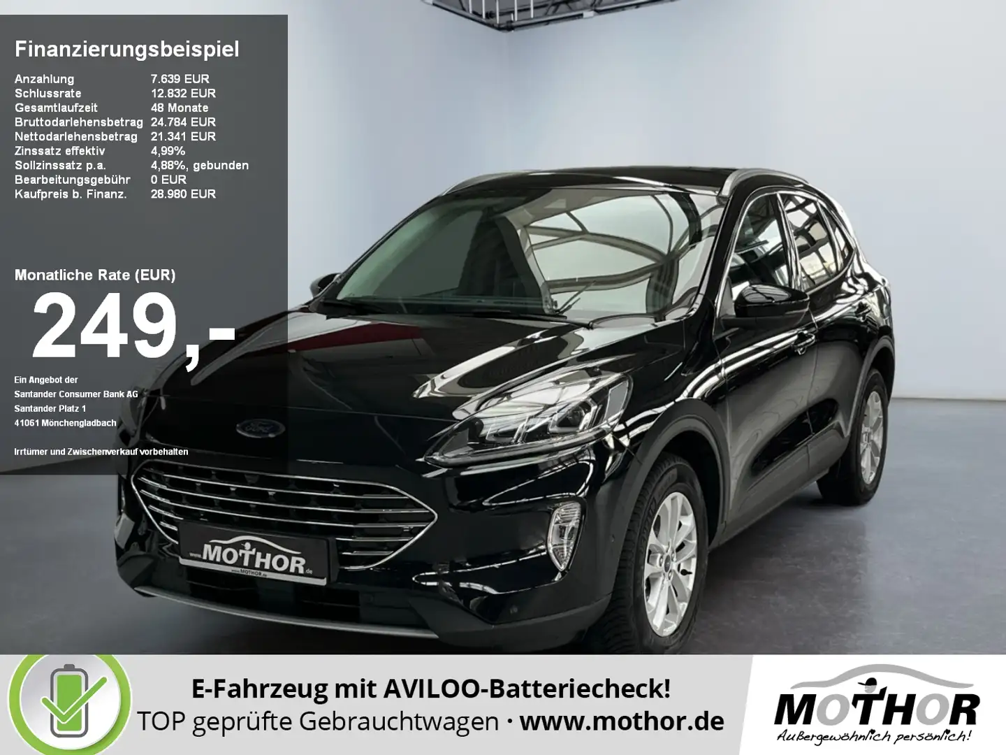Ford Kuga Titanium 2.5 FHEV Automatik Rückfahrkamera Černá - 1