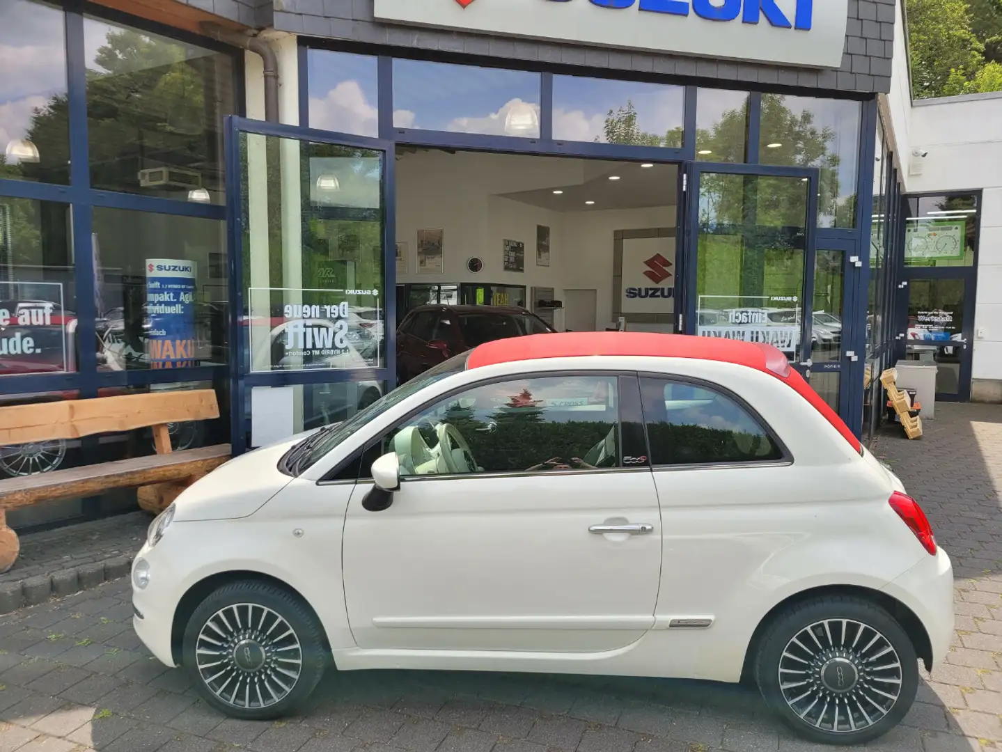 Fiat 500C Lounge*Navi*PDC*Sitzh.* Weiß - 2