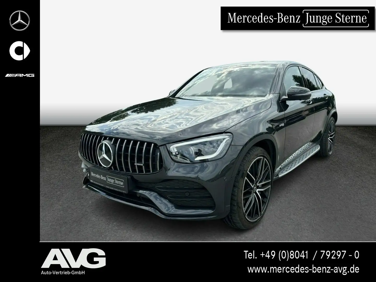 Mercedes-Benz GLC 43 AMG Mercedes-AMG GLC 43 4MATIC Coupé Navi/SHD/Autom. Gris - 1