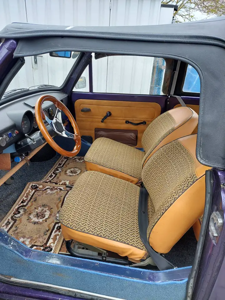 Trabant P601 cabrio 2 hand tüv neu motor überholt, foto 4