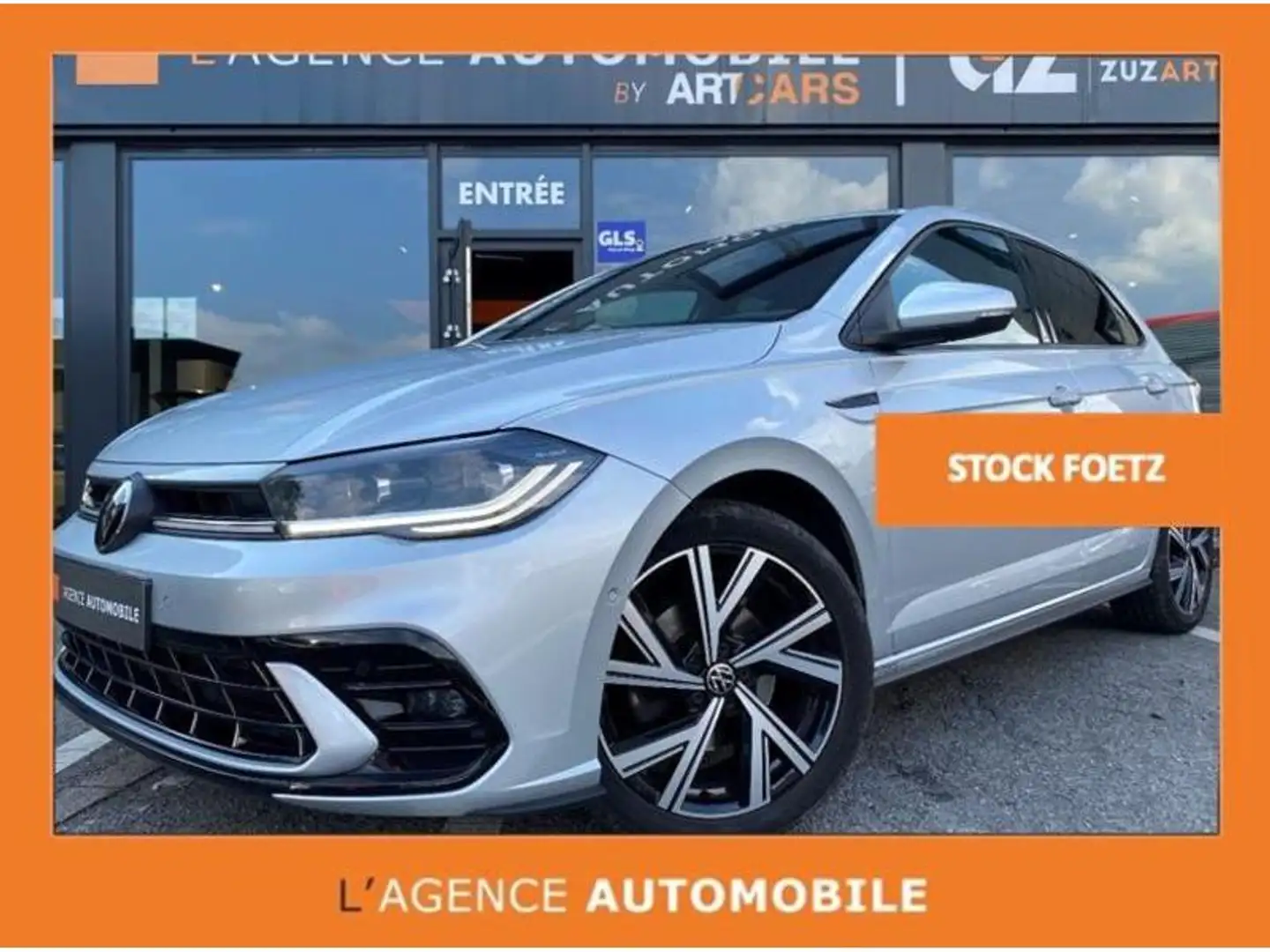Volkswagen Polo 1.0 TSI DSG R-LINE Plateado - 1