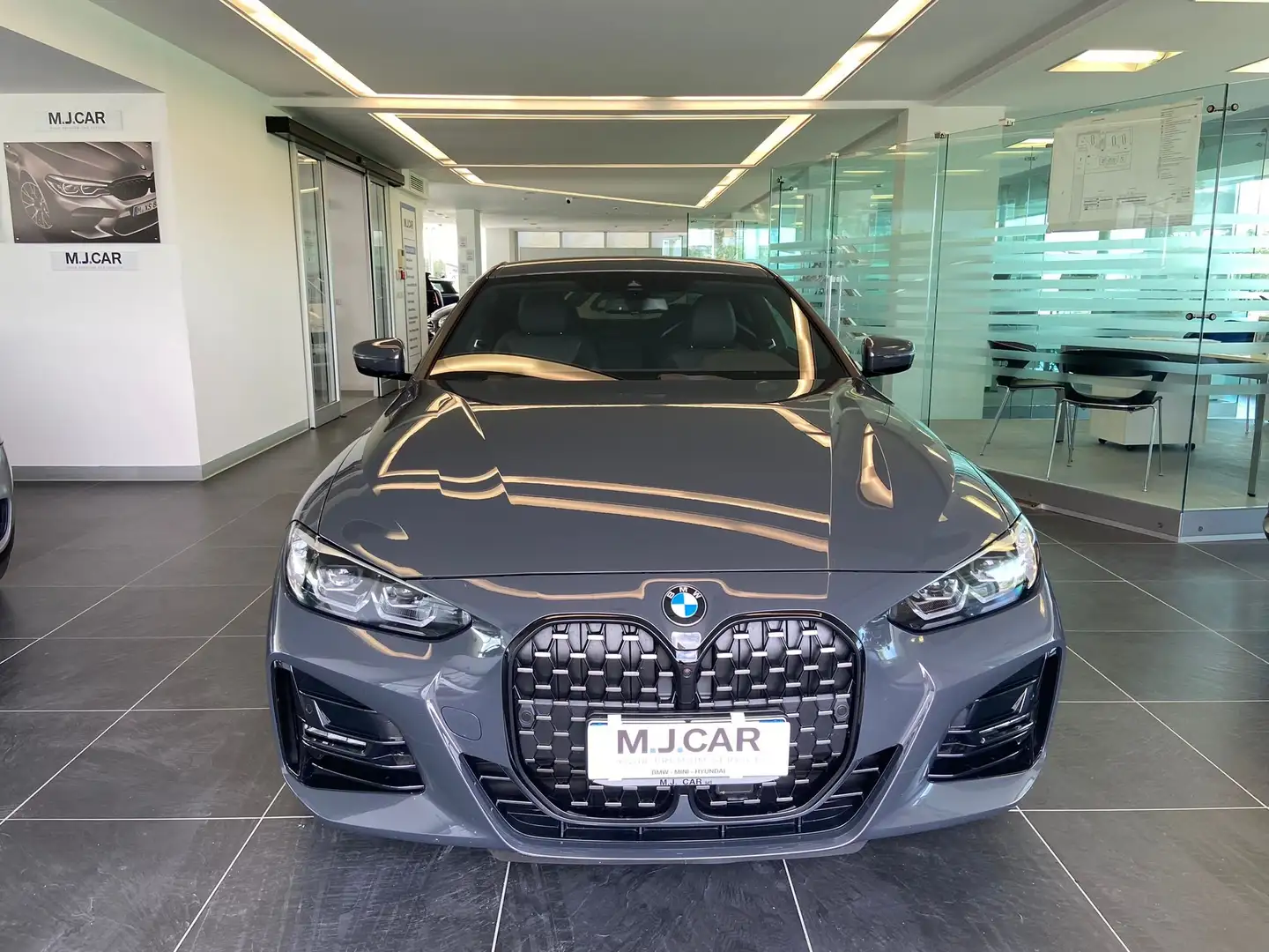 BMW 420 420D Coupe mhev 48V Msport auto Grigio - 2