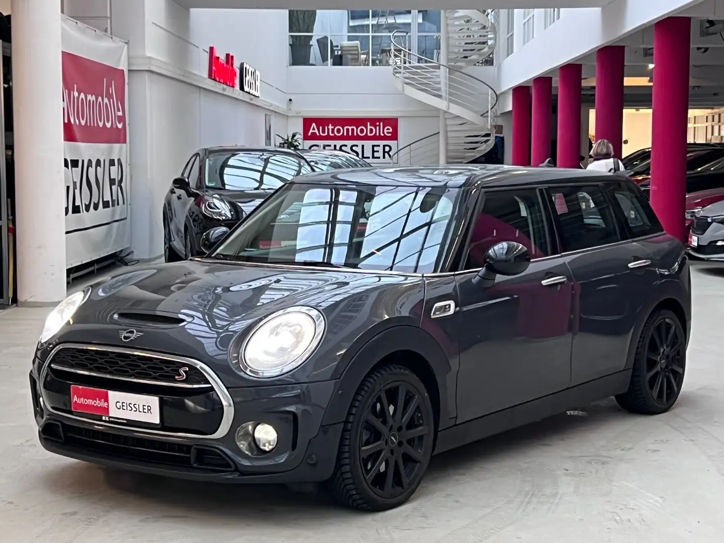 MINI Cooper SD Clubman Automatik HeadUp AHK Pano ACC Grau - 1