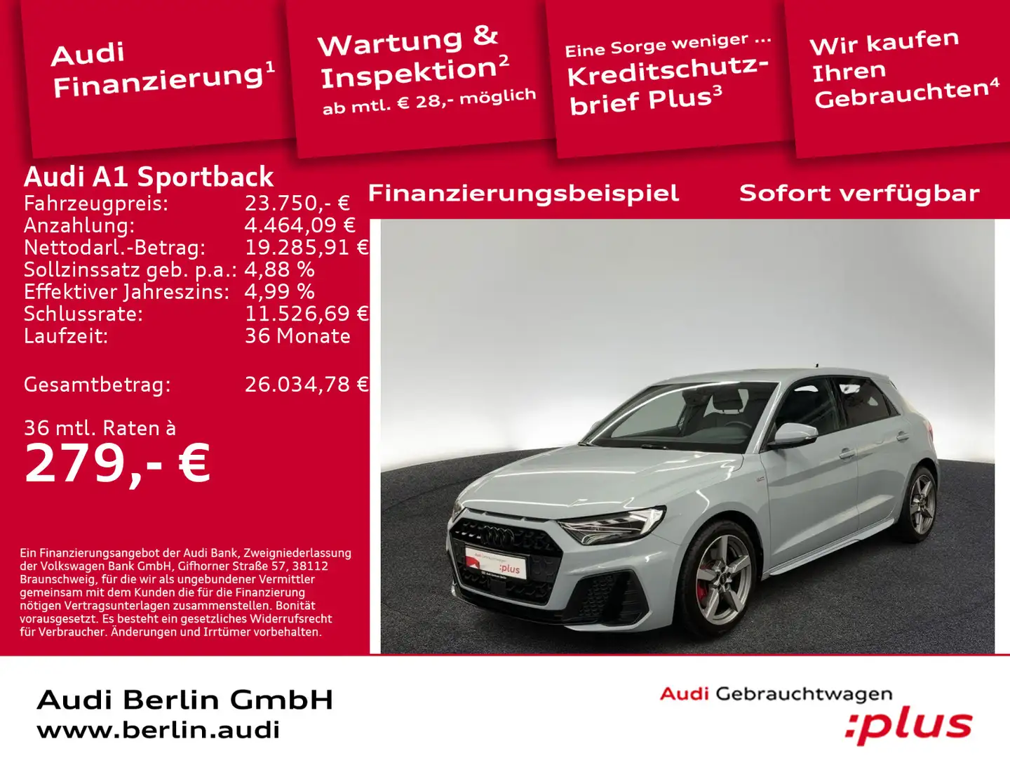 Audi A1 S line 35 TFSI S tr. VIRTUAL B&O LE Grijs - 1
