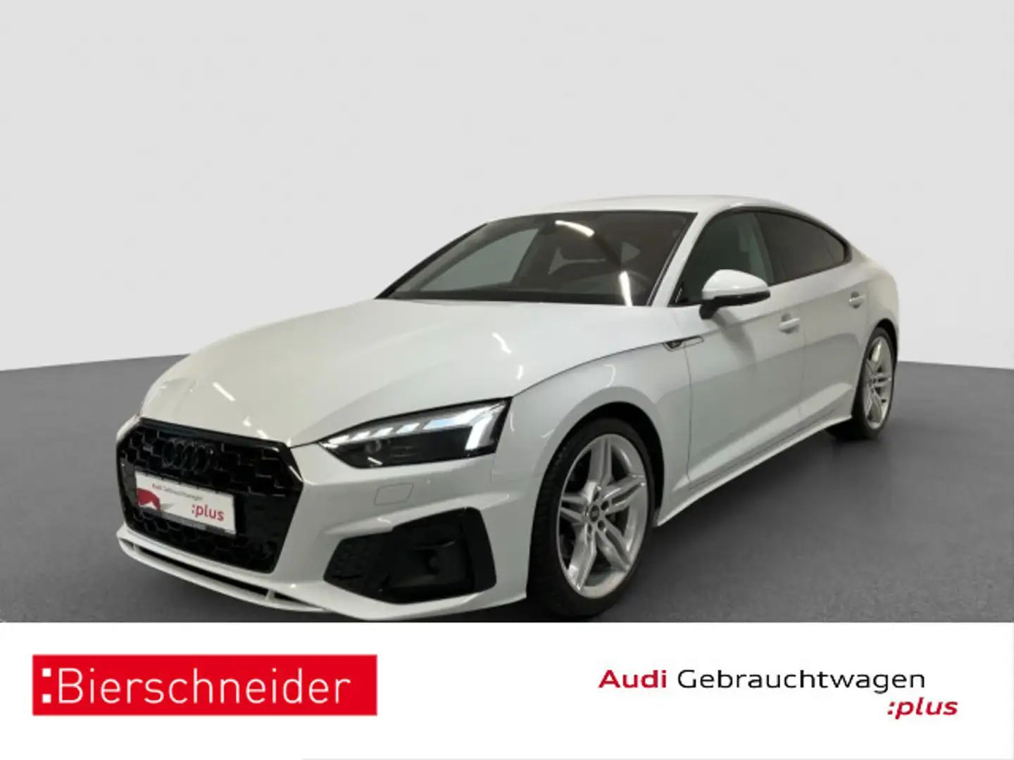 Audi A5 40 TDI qu S-Line Black MATRIX HuD Blanc - 1