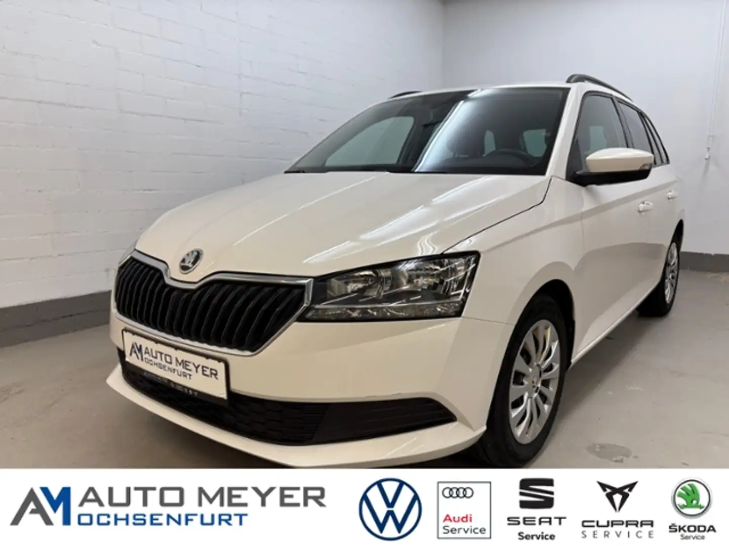 Skoda Fabia Combi Ambition 1.0 TSI Navi Bluetooth Shz. Weiß - 1