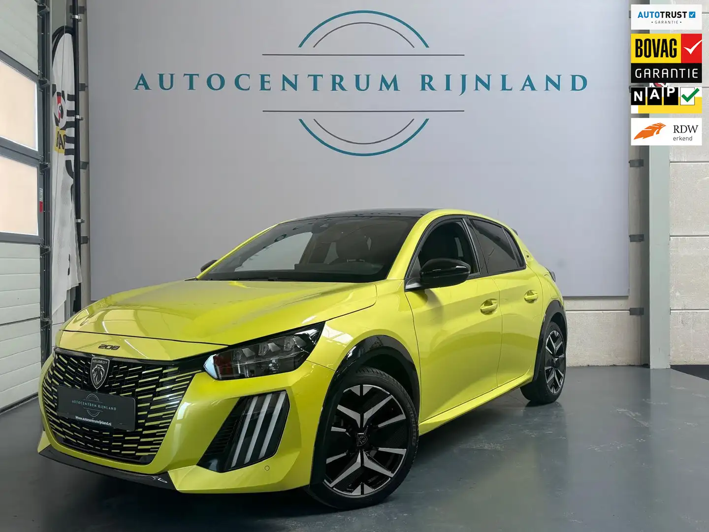 Peugeot 208 Hybrid 136 e-DCS6 GT 1 JAAR BOVAG GARANTIE Jaune - 1
