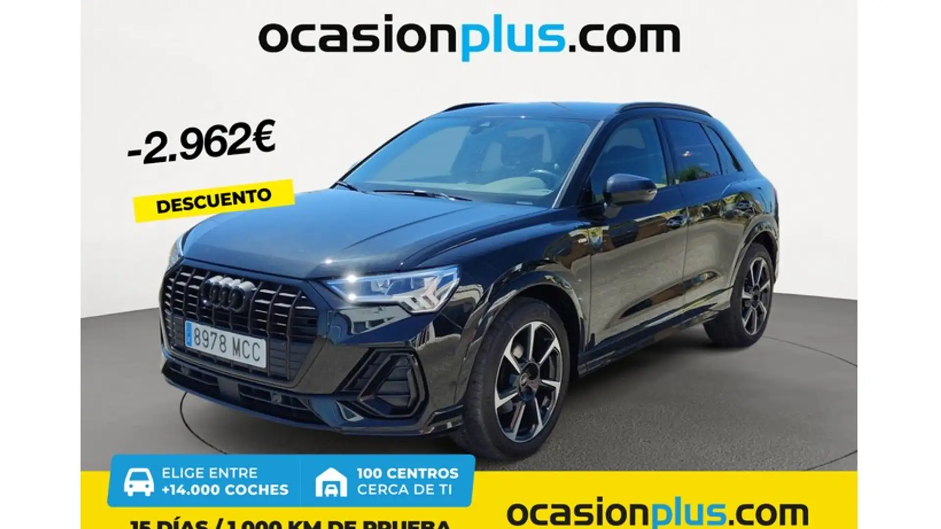 Audi Q3 35 TDI Black line S tronic 110kW Noir - 1