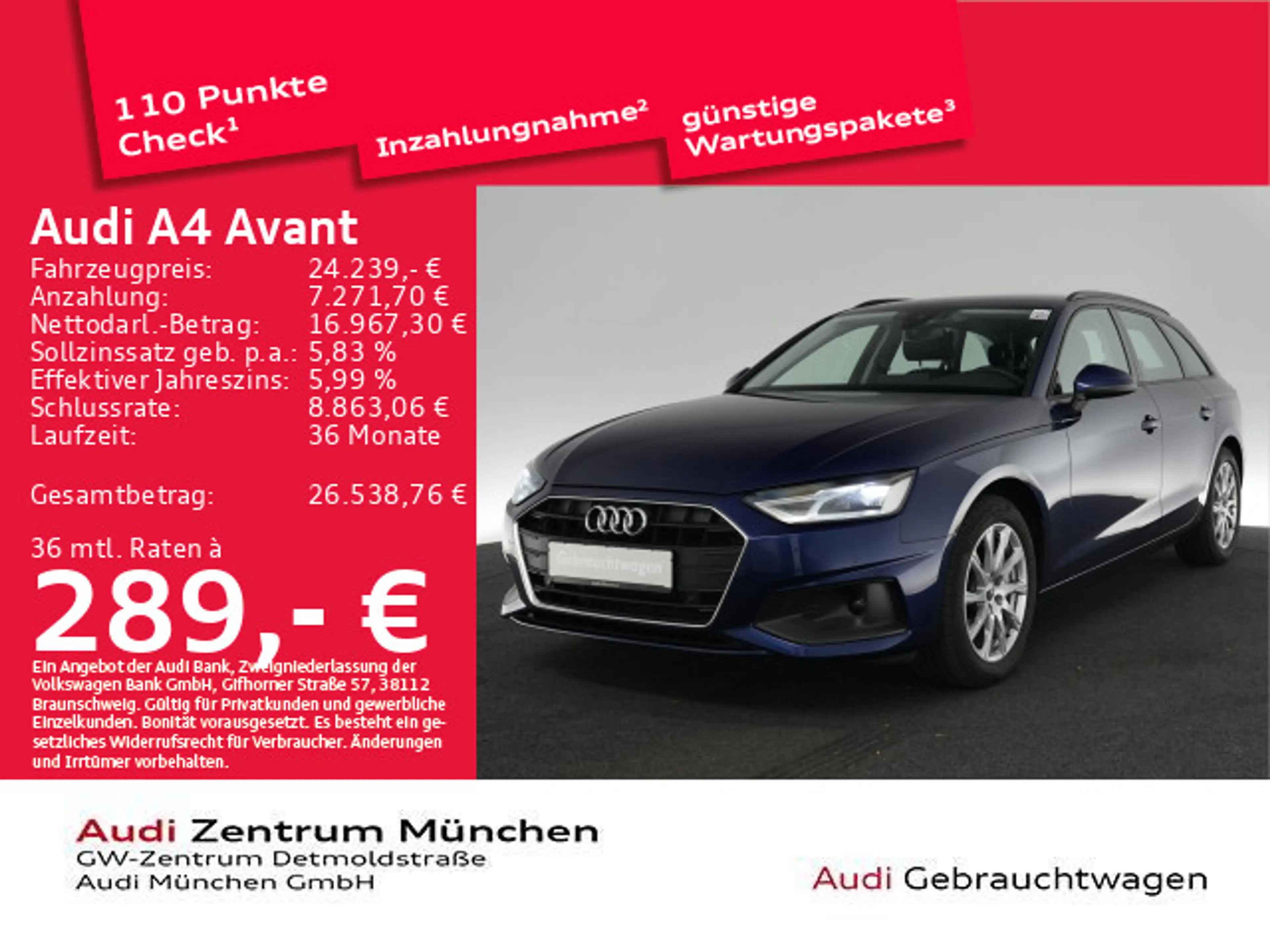 Audi A4 40 TDI S tronic Navi+/SitzHzg