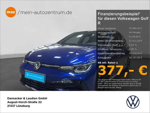 Volkswagen Golf R VIII 2.0 TSI 4Motion Performance Black Style Alu M