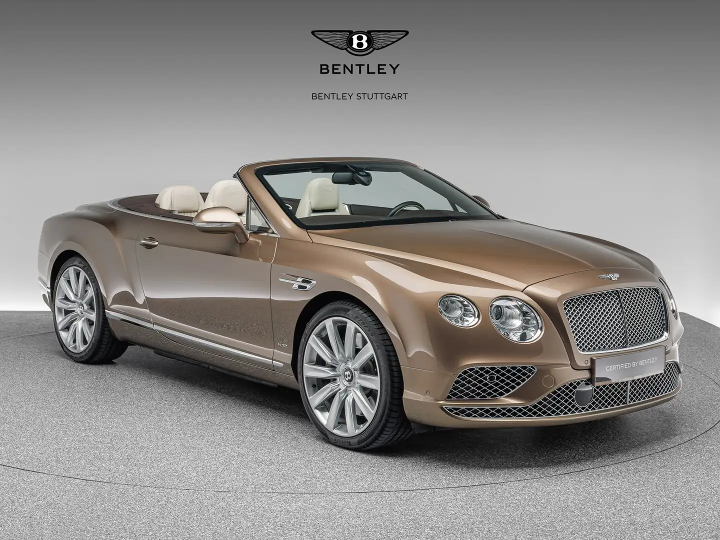 Bentley Continental GTC W12 * 2. Hand * Massage * Beżowy - 1