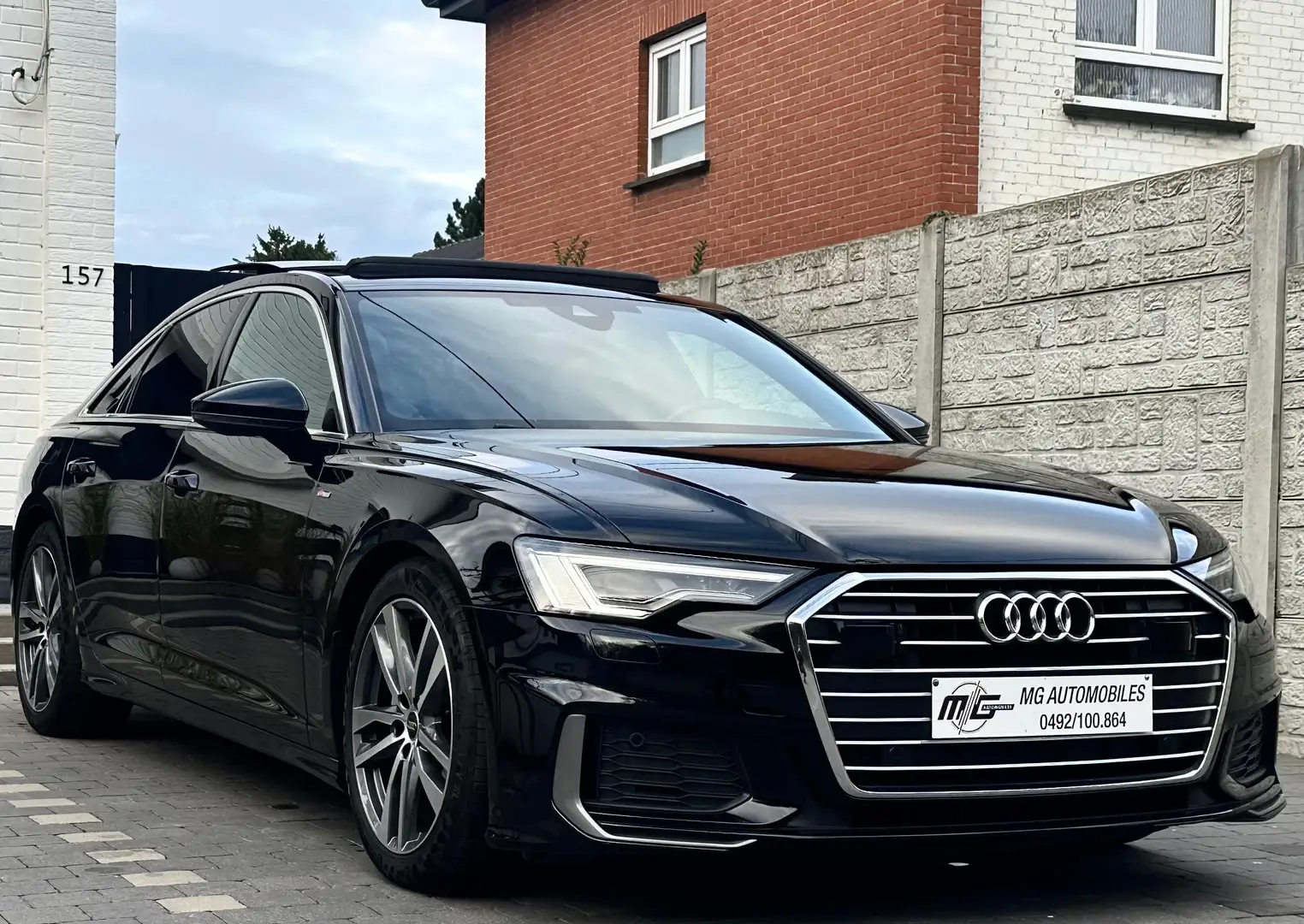 Audi A6 35 TDI **FULL S-LINE**-COCKPIT- TOIT OUV-CAMERA Noir - 2