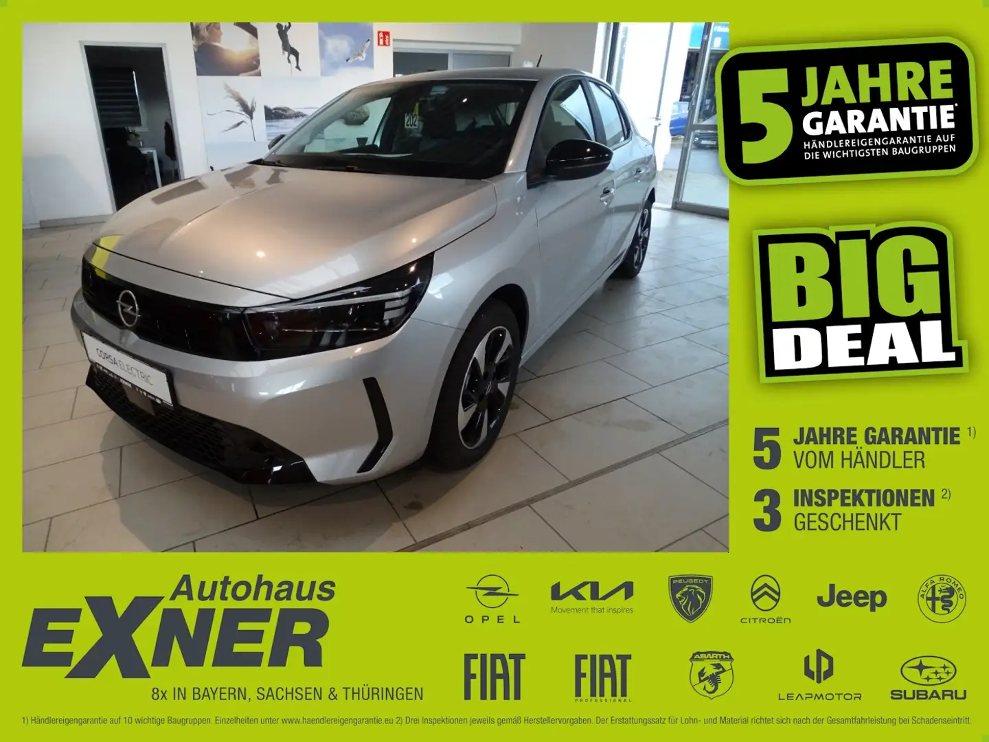 Opel Corsa-e EDITION *FACELIFT*7kw OBC*LED*Klimaaut. Silber - 1