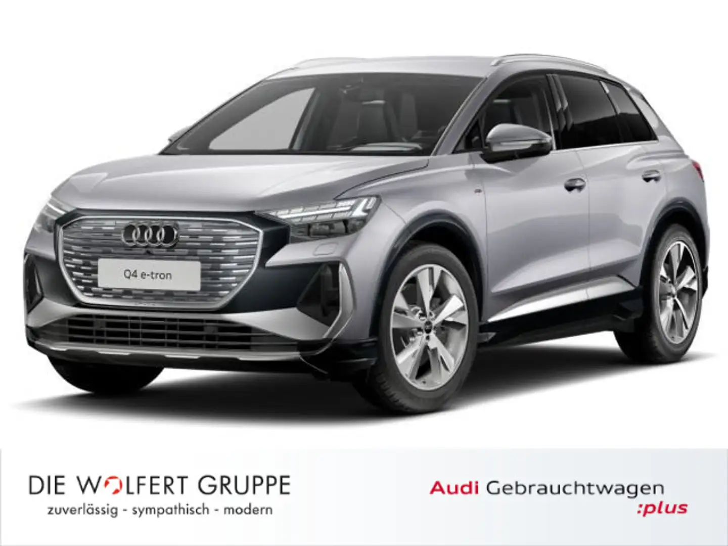 Audi Q4 e-tron 45 quattro ACC*360°*MATRIX-LED*NAVI Argent - 1