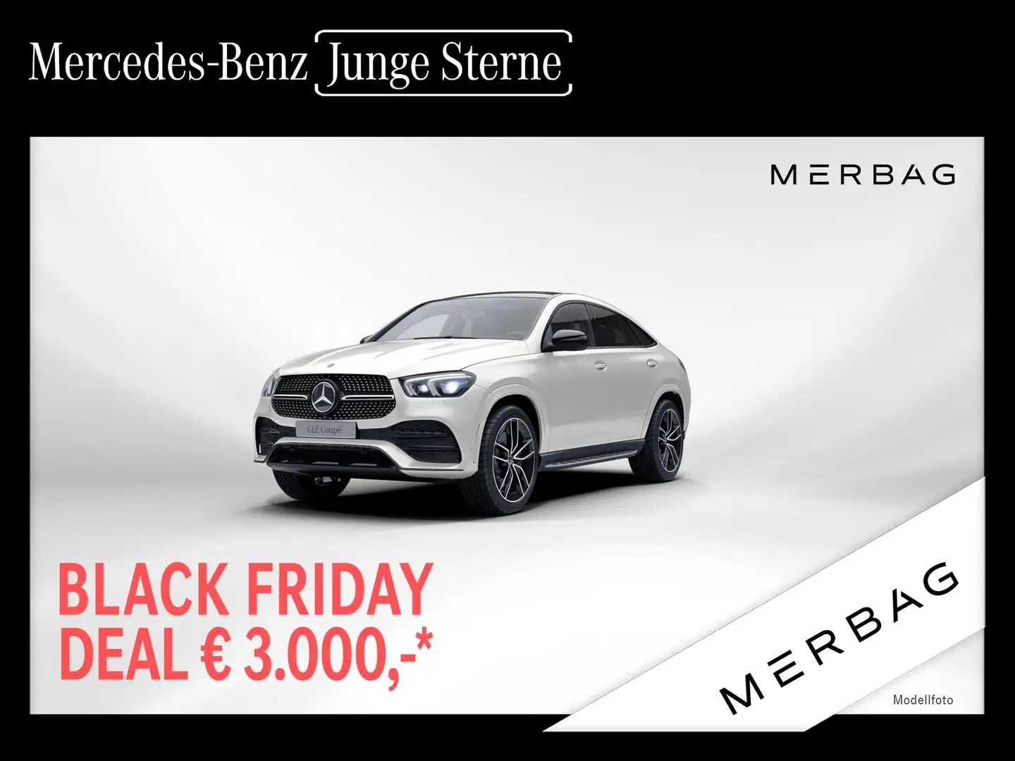 Mercedes-Benz GLE 400 d 4M Coupé AMG Line Weiß - 1