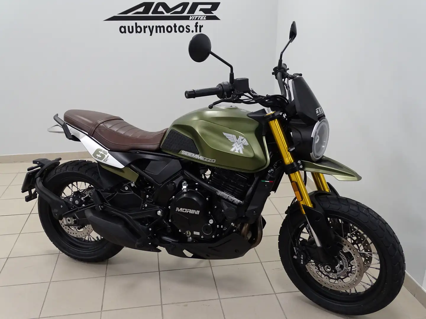 Moto Morini Seiemmezzo Зелений - 1