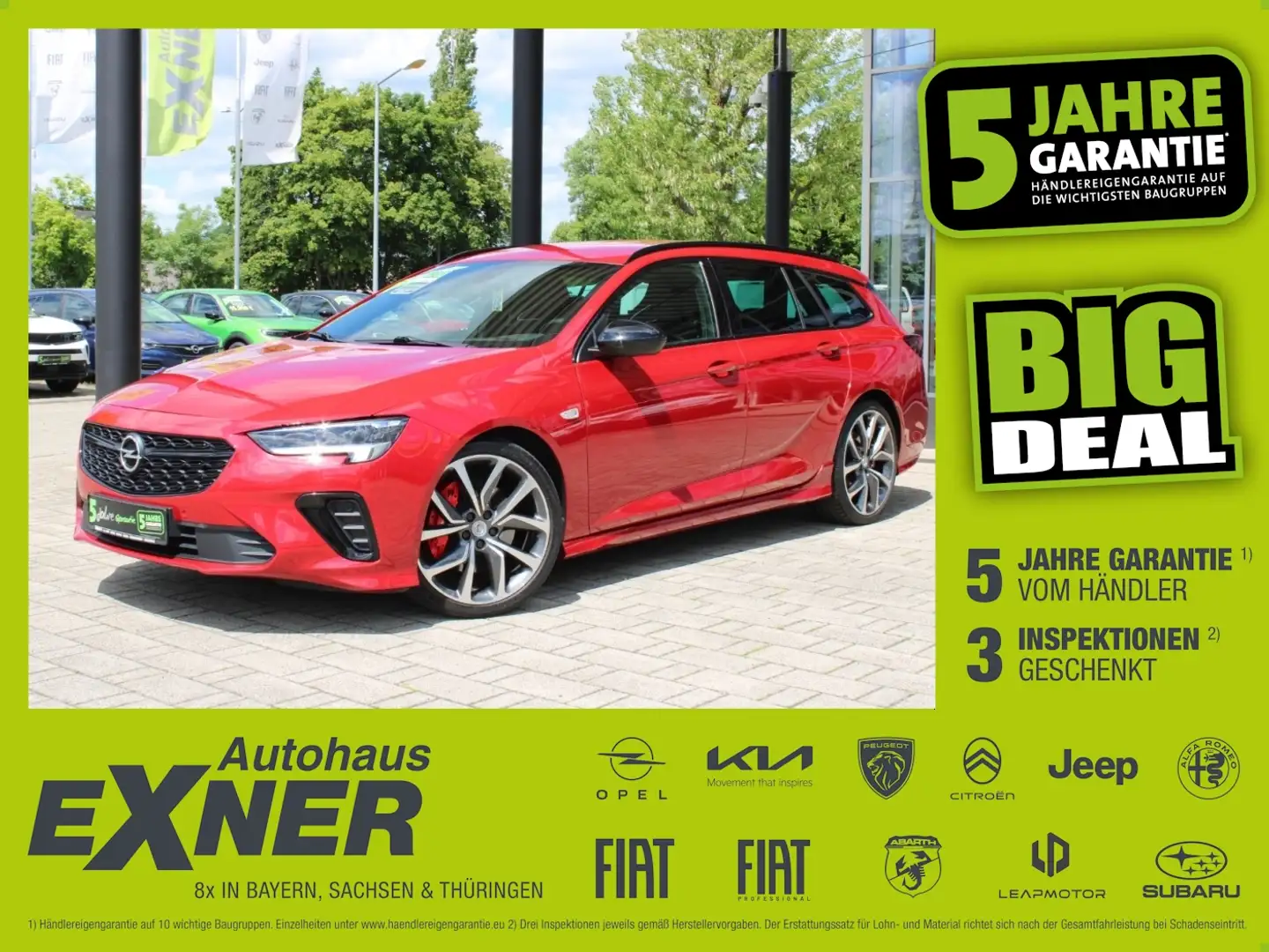 Opel Insignia B Sports Tourer 2.0 SHT 4x4 GSi Kamera, Rot - 1