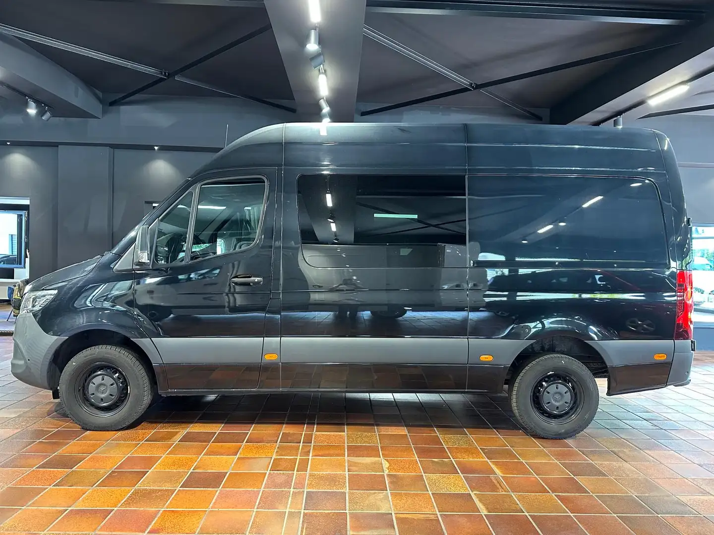 Mercedes-Benz Sprinter 316 L2H2 DISTRONIC LED ALARM 2XSCHWING KAMERA SCHW Schwarz - 2