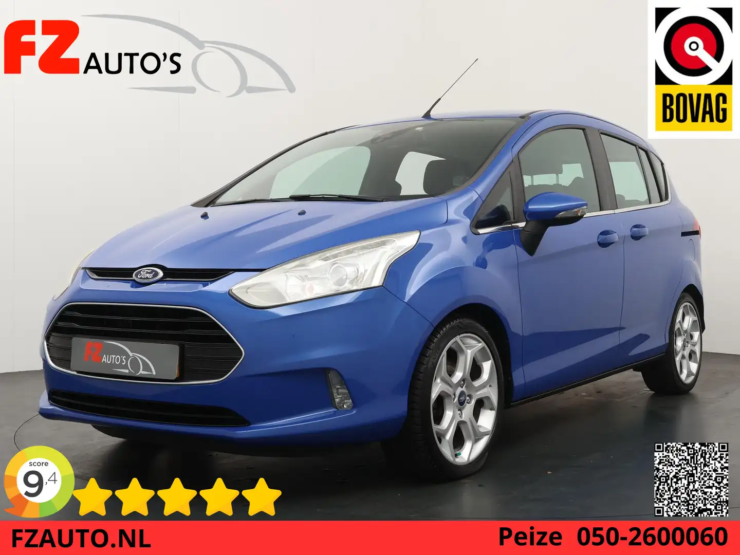 Ford B-Max 1.0 EcoBoost Titanium | Hoge instap | L.M Velgen | Blauw - 1