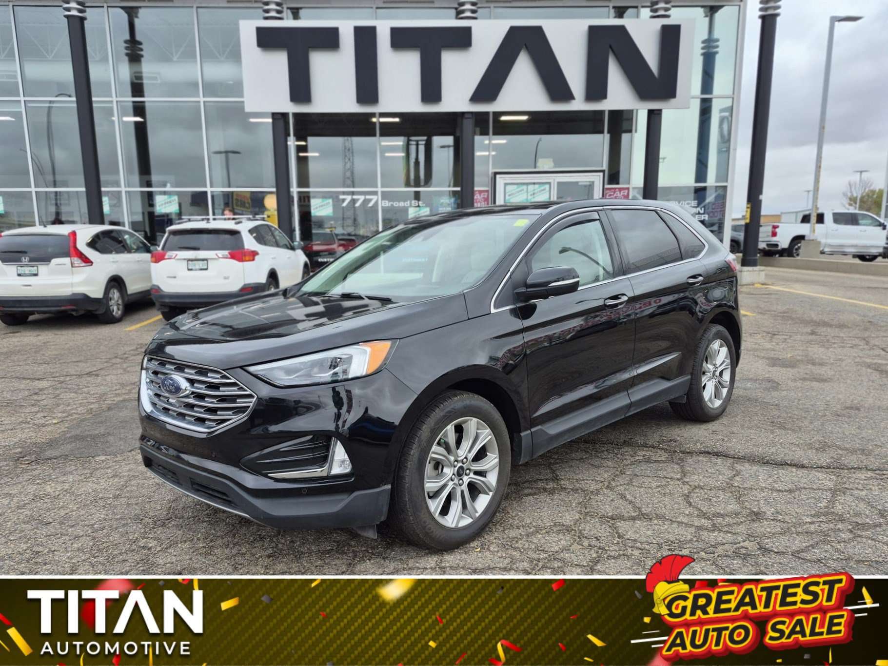 2024 Ford Edge Titanium AWD*Cooled Leather | Pano Roof | Htd Wheel | Nav | B&O Audio | Adapt Cruise | Remote Start