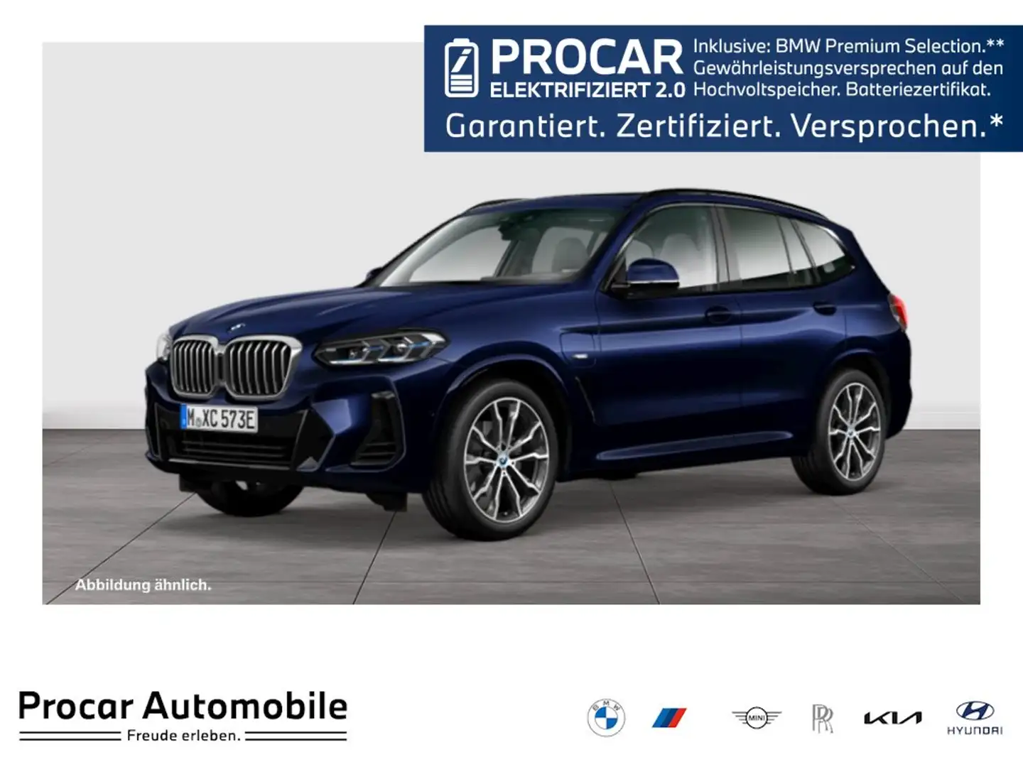 BMW X3 xDrive30e HuD+AHK+PANO+LASER+DA+PA+HiFi Blue - 1