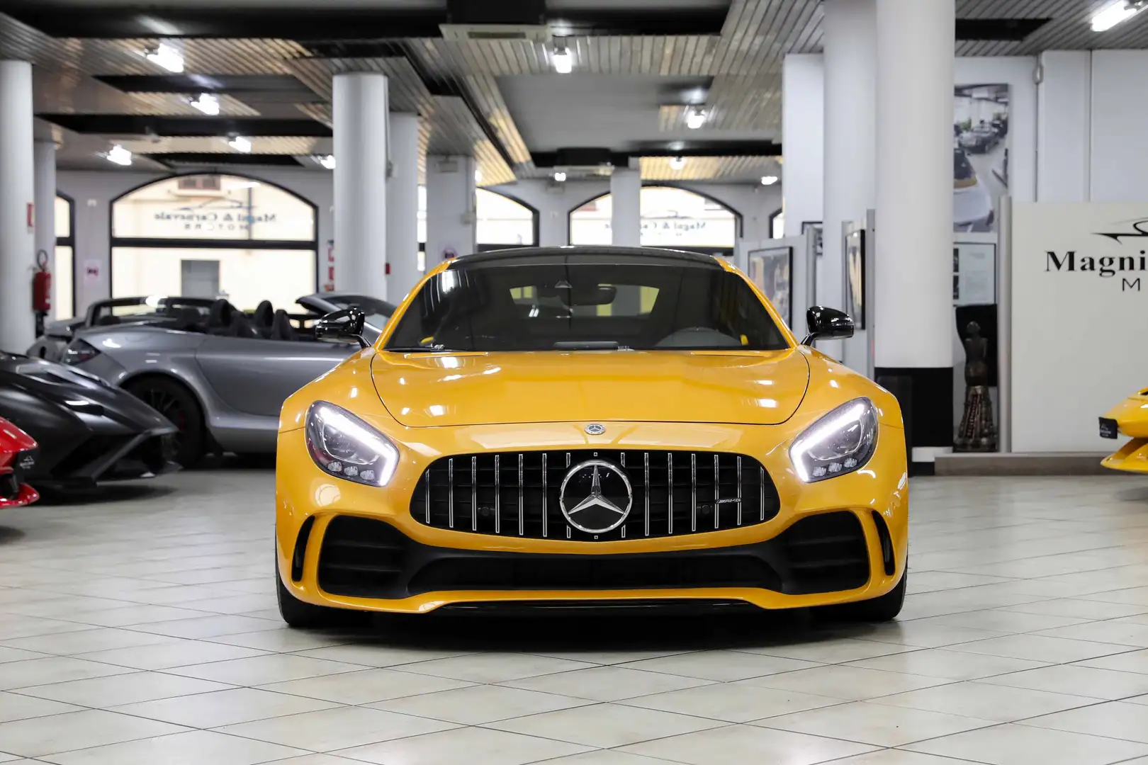 Mercedes-Benz AMG GT R|AMG PERFORMANCE SEAT|CERAMIC|BURMESTER Gelb - 2