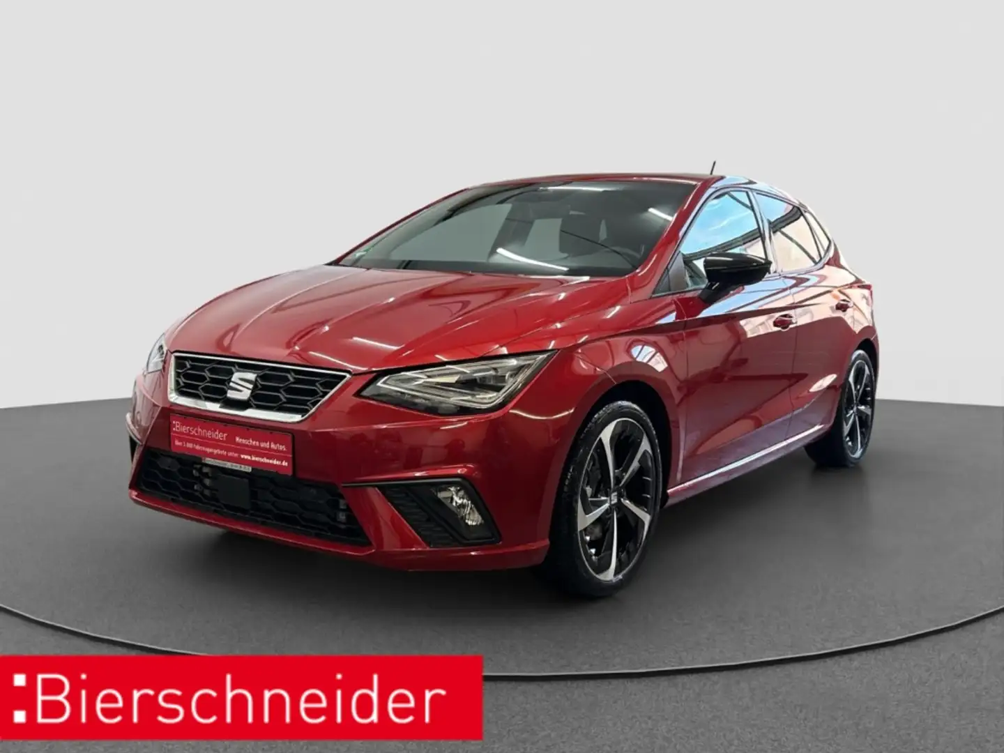 SEAT Ibiza 1.0 TSI FR NAVI ACC BEATS CAM SHZ PDC 18 Rood - 1