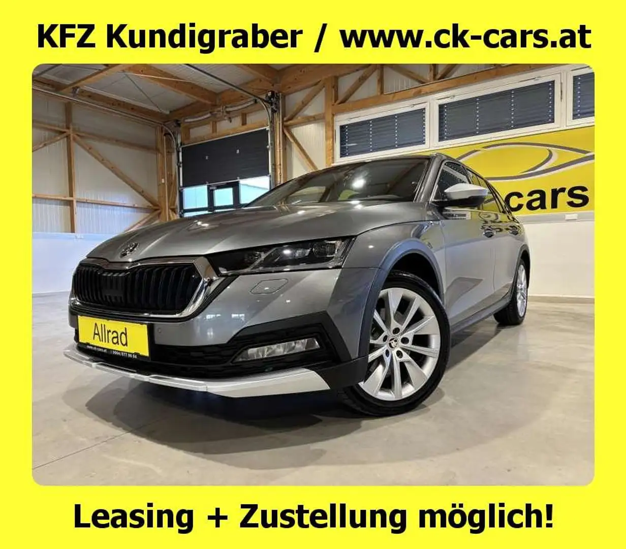 Skoda Octavia Scout 4x4 2,0DSG VIRTUAL COCKPIT MATRIX BEAM AHK Grau - 1