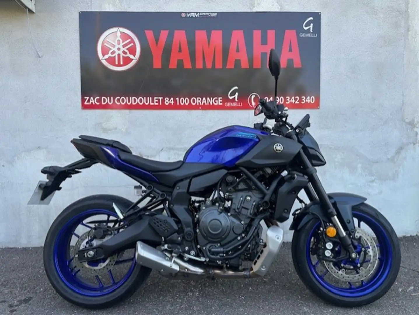 Yamaha MT-07 Bleu - 1