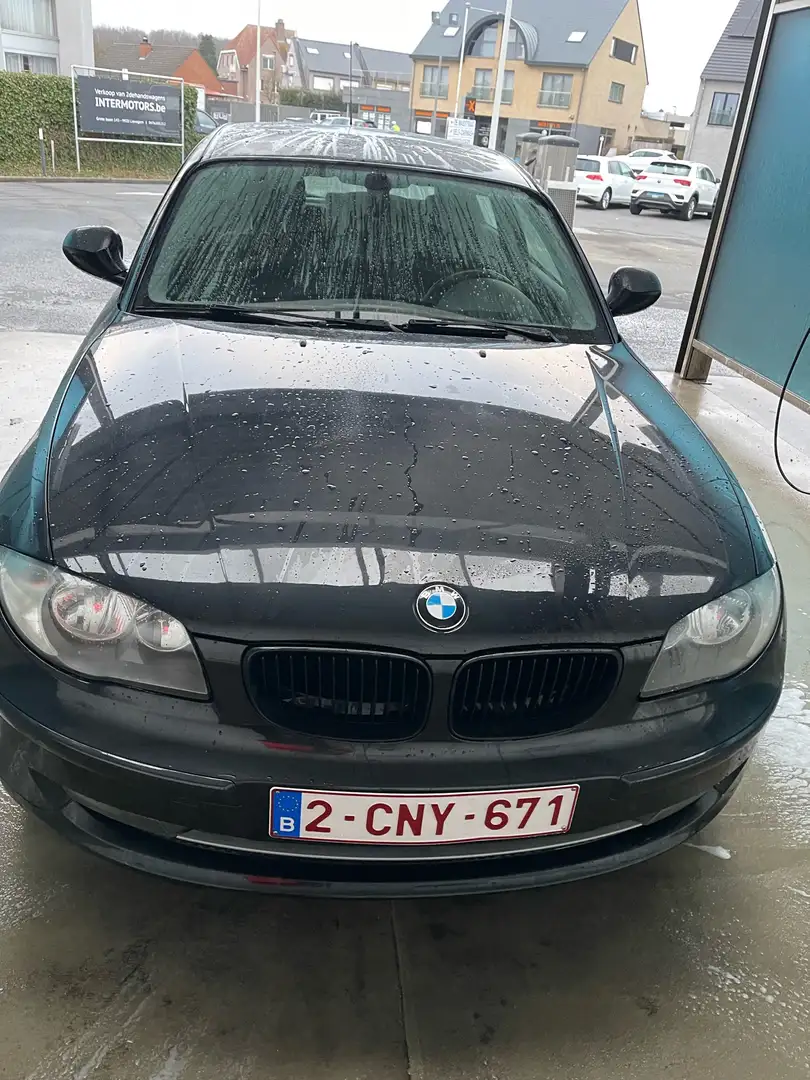 BMW 116 geen schade/ car pass / prijs bespreekbaar Zwart - 1